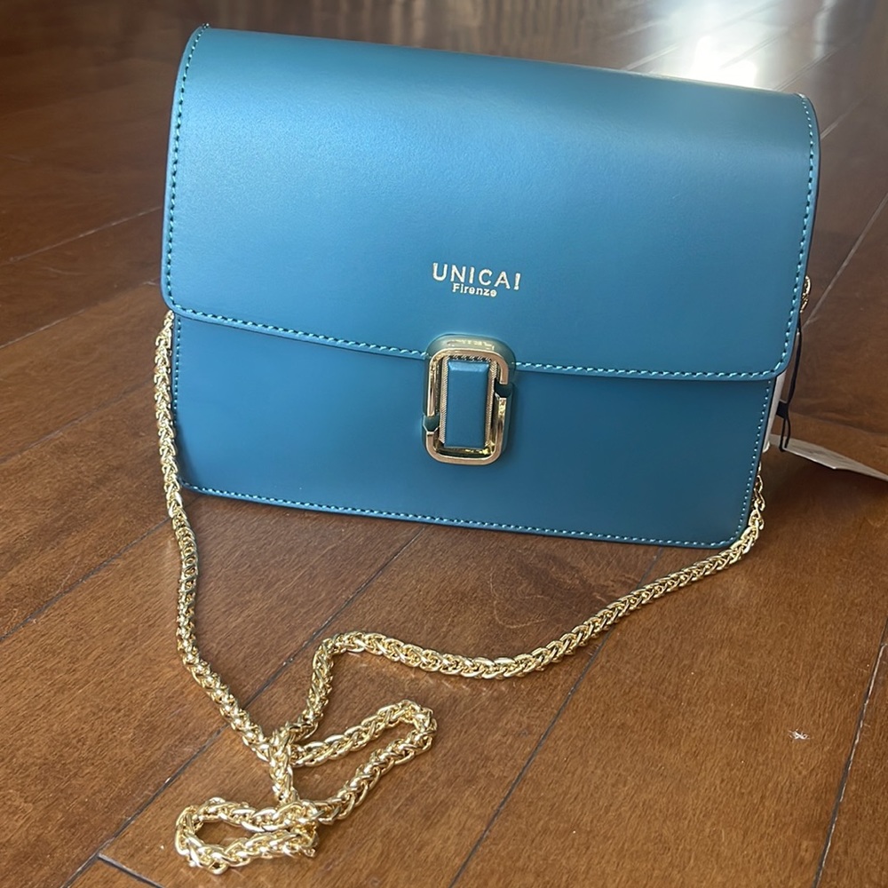 Unica! Firenze Italian bag Art 6031 Teal